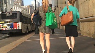 Amazing athletic candid ass walking