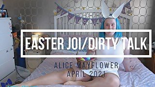 Easter JOI/dirty talk, solo girl