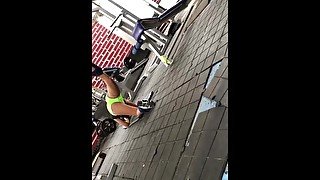 SEXO CON DESCONOCIDA LUEGO DE VERLA EN EL GIMNASO - GYM