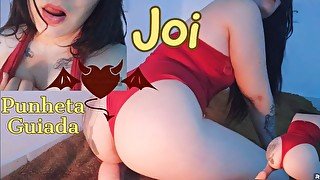 Jerk-off instructions  Putinha da bunda grande 🍑grande debocha de você enquanto se exibe e guia tu