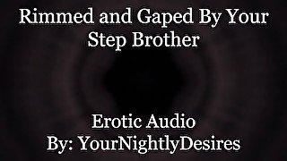 Step Brother Pumps Your Virgin Ass [Rimming] [Anal] (Erotic Audio for Women)