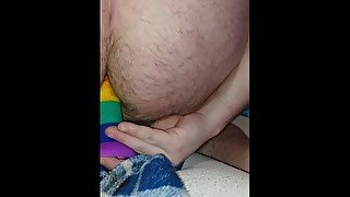 Sean sucks and rides a pride cock