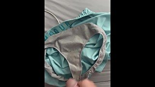 Dirty panty cumshot