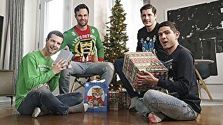 Hunk Step Dads Beau Reed & Rocky Vallart Have Special Christmas Gifts For Step Sons - Twink Trade