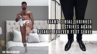 Giant serial, shrinker strikes again pliable forever foot slave