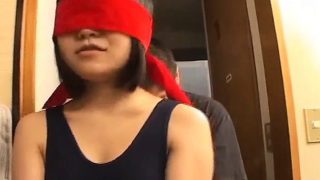 Blindfolded Japanese women escorted into box Subtitles