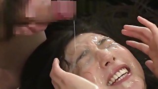 Cute Japanese Girl Gets Bukkake JPORNJAPANCOM