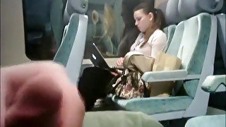 I love Girls watching me Flash Cock on public Train ride