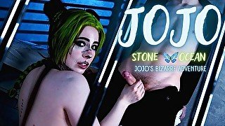 Jolyne Cujoh caught masturbating. Thorough body search - MollyRedWolf