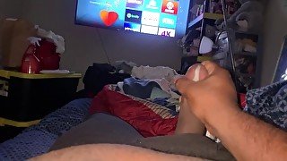 BlakStroke solo play. Cumshot at end.