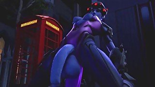 Overwatch Widowmaker futanari fucking