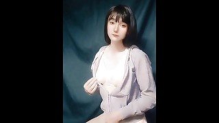 男の娘オナニー Japanese crossdresser teasing