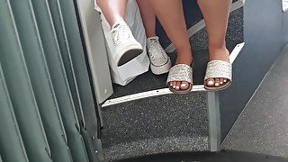 Sexy Feet In The Bus