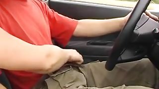 cute german dilettante pair fellatio in the car