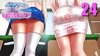 CONFINED WITH GODDESSES #24 – Visual Novel Gameplay [HD]