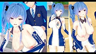 【エロゲーコイカツ！】アズールレーン セントルイス3DCG巨乳アニメ動画[Hentai Game Koikatsu! Azur Lane St. Louis(Anime 3DCG Video)]