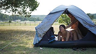 RISKY OUTDOOR SEX MAKES ASIAN GIRL ORGASM - Pavelena