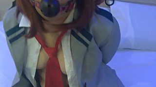 Uraraka Ochako Tied up Gagged Spanked and Fucked