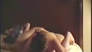 Couple having fun in their favorite 69 in bed