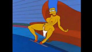 Marge simpson getting fucked by machine