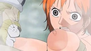 One Piece Porn - Nami in extended bath scene