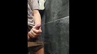 Very big load like from Hentai - Cumshot in shower