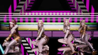 MMD BLACKPINK - Forever Young Strip Vers. Ahri Akali Evelynn Kaisa 3D Erotic Dance