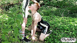 Outdoor rubber piss pig