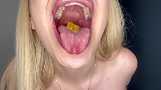 The giantess will swallow you next!