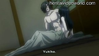 Big hard dick fucks a wet hentai pussy