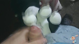 Toothles son play with my penis