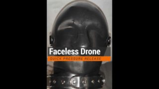 faceless rubber drone shooting his load