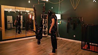 Upside Down Slapped And Fisted Latexgirl