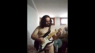 nicola deidda naked playing guitar 2