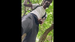 🥵🔥Hot Black Naturalist Pulls His Big Black Dick Out On A Busy Trail