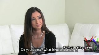 Snazzy dusky Czech whore performing in lesbian porn video