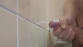 Masturbation in toilet 