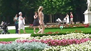 Sweet Blonde Has Fun In Public