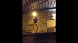 Risky JERK OFF behind the Building ** PART 1 **