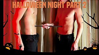 Lovers Halloween night part #2 - navel's bonanza