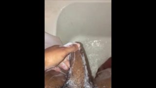 Masturbating in the shower 