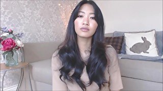 Asian Amateur is BLOWING DILDO