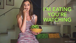 I'm Eating You're Watching - Kay J - Met-Art