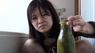 Asian pees in a bottle