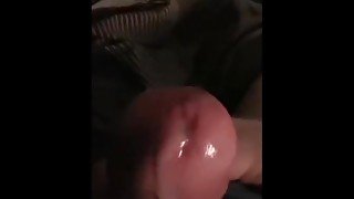 Amazing cumshot, slow mo and normal speed