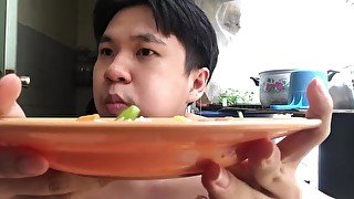 EATING MY MOTHER COOKING PART 43