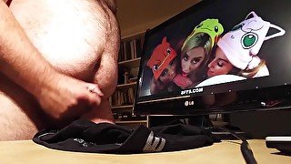 masturbating while watching porn