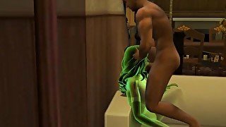 ghost pussy Sims 4 sex scene