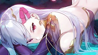 Kiara and Kama Drain your Mana (Hentai JOI) (F/GO, Femdom, Post-Orgasm Torture, Multiple Cum Points)