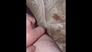 Rubbing asshole til orgasm